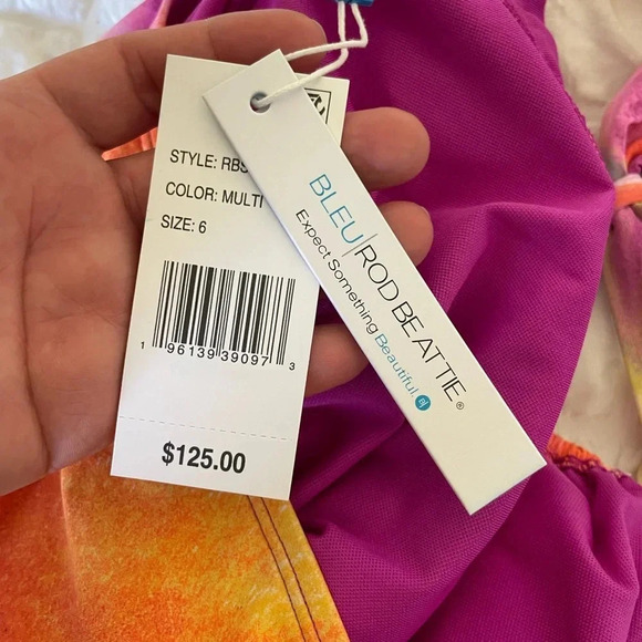Bleu Rod Beattie tye dye one piece swimsuit - Picture 5 of 8